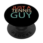 Tennis Joueur Sport Raquette - Jeu Balle Tennis PopSockets PopGrip Interchangeable