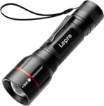 Lepro Lampe Torche LED, LE2050 Lampe de Poche Ultra Puissante, 5 Modes D'éclairage, Zoomable, IPX4 Étanche, Longue Durée pour Enfant Camping Randonnée Pêche Bricolage Urgence Coupure de Courant