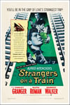 STRANGERS on a TRAIN FILM Ruse - POSTER HQ 40x60cm d'une AFFICHE CINéMA