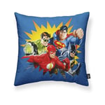 Housse de coussin Justice League Justice League B Bleu Multicouleur 45 x 45 c