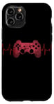 iPhone 11 Pro Gamer Heartbeat Video Games Gaming Boys Teens Controller Case