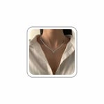 Wendalern Collier Ras Du Cou En Chaîne À Chevrons En Forme De V Collier Ras Du Cou Minimaliste Collier Ras Du Cou Délicat Collier Clavicule Géométrique Bijoux Pour Femmes Et Filles