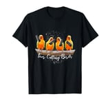 4 Four Calling Birds, Bird Phone, 12 Twelve Days Christmas T-Shirt