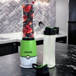 Fruit Juicer Multi Blender Smoothie Maker Green Shake & Take + 2 Sports Bottles