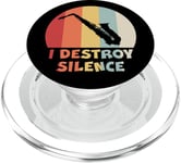 I DESTROY SILENCE Drôle Saxophone alto saxophone ténor PopSockets PopGrip pour MagSafe