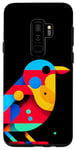 Galaxy S9+ Geometric Minimalism Modern Illustration Nightingale Bird Case