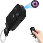 Mini Camera Espion, Camera Cachee Keychain 1080P HD Porte Clés Caméra Surveillance Sécurité Enregistrement Audio Détection de Mouvement, Vision Nocturne