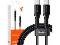 Mcdodo Ca-5640 Usb-C To Usb-C Cable, 60W, 0.2M (Black)