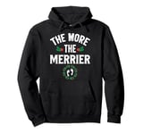 The More The Merrier Cute Pregnancy Christmas Pregnant Women Pullover Hoodie