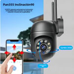 5G Wifi PTZ IP-turvakamera Automaattinen seuranta 5MP HD Full Color Night Vision Outdoor Langaton TV Koti Itkuhälytin 2MP 5g US PLUG