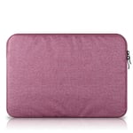 ZYDP Vertical Laptop Sleeve Case Bag Cover with Front Pocket for MacBook Pro Air, Notebook (Color : Rose red, Size : 12 inch)