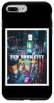 Coque pour iPhone 7 Plus/8 Plus Cool New York City Times Square Skyline Illustration Graphic