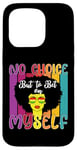 Coque pour iPhone 15 Pro Don't Power Get You Take It RBG Grunge Art afro américain