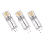 Lot de 3 Ampoules LED G4 12V 2.5 watts 270 lumens blanc chaud 3000K