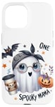 Coque pour iPhone 15 Spooky Mama Ghost Halloween Boo Automne Halloween Fantôme