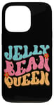 Coque pour iPhone 13 Pro Jelly Bean Queen Groovy Lettrage Vibes