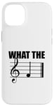 Coque pour iPhone 14 Plus What the F Note de musique drôle Professeur de musique Meme