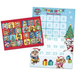 PAW PATROL ADVENT REWARD CHART CHRISTMAS COUNTDOWN 24 STICKERS XMAS KIDS