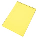 2 x Spiral Memory Aid A4 Yellow 160 Page Paper Notepad Refill Legal Writing Pads