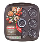 Plateau pour Four Pizza Mini Pyrex Asimetria acier galvanisé [9 Compartiments