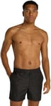 Calvin Klein Short de Bain Homme Medium Double Waistband Mi-Long, Noir (Pvh Black), M