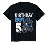 Youth Motocross MX 5th Gift 5 Year Old Dirt Bike Birthday Party T-Shirt