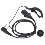 Walkie Talkie Earpiece K Head Headset Clip Headphone For Uv3R Plus For