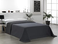 Martina Home Reversible Bedspread Charcoal Black 90cm Bed