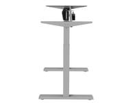 Ergo Office Er-403G Sit-Stand Desk Table Frame Electric Height Adjustable Desk Office Table Without Table Top Gray