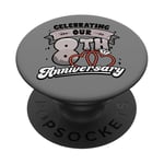 8th Wedding Anniversary Celebrating 8 Years Matching Gift PopSockets Adhesive PopGrip