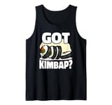 Got Kimpab? Rice Seaweed Roll Sushi Foodie Vegetarian Fish Tank Top