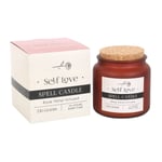 Rose Petal Infused Self Love Spell Candle - 350g - 70 hrs Burn Time - Brand New