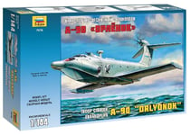 A-90 Orlynok Ekranoplan Troop Transporteur 1:144 Plastique Model Kit Zvezda