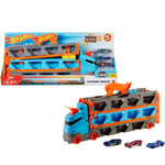 Hot Wheels Super Transporteur Extensible Piste Camion pour Ranger Jusqu’à 20 ...