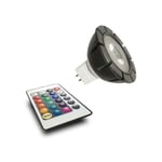 Ampoule led GU5.3 MR16 3W 110lm - rgb