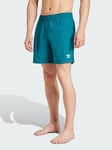 adidas Originals Adicolor Essentials Solid Swim Shorts, Red, Size L, Men