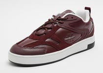 Calvin Klein Jeans Femme Basket Cupsole Low ML Mix YW0YW01567, Rouge (Andorra/Bright White), 40 EU