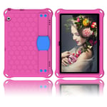 Huawei MediaPad T5 honeycomb skin case - Rose / Blue