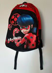 LADYBUG MIRACULOUS (MARINETTE) SAC A DOS 43 CM ROUGE ET NOIR