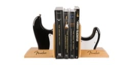 Fender Stratocaster Body Bookends Black