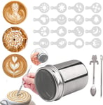 7oz Stainless Steel Chocolate Kitchen Craft Shaker Icing Sugar Salt Cocoa Flour