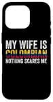 iPhone 16 Pro Proud Husband of Colombian Wife Humor and Pride Vintage Case