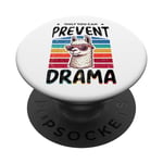 Only you can prevent drama lama with cool sunglasses PopSockets PopGrip Interchangeable