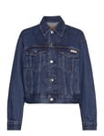 Calvin Klein Jeans Hero 90S Trucker Jacket Blå