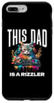 Coque pour iPhone 7 Plus/8 Plus This Dad Has Rizz Cool DJ Cat Rizzler Dad Father's Day 2024