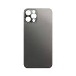 VITRE ARRIERE COMPATIBLE POUR IPHONE 12 PRO GRIS GRAPHITE