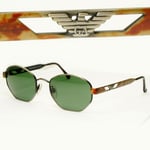 Emporio Armani 1997 Vintage Sunglasses Mens Womens Green Brown Eagle 035-S 872