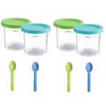 4Pcs Ice Cream Pints Cups for - CREAMI NC299AMZ/NC300S Series Ice7261