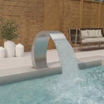 Fontaine de Piscine Cascade De Piscine 22x60x70 cm Acier inoxydable 304 Vidaxl