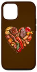 Coque pour iPhone 12/12 Pro Valentine BBQ Grill Viande Cœur Dad & Chef Food Graphic